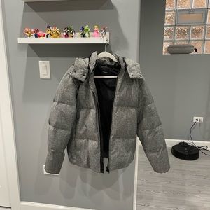 Theory grey down jacket